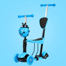 1-4岁溜溜车 6岁男孩女宝宝五合一儿童滑板车可推可坐可滑可骑