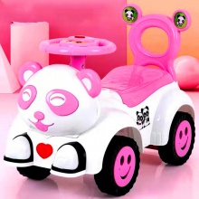 儿童熊猫滑板车 儿童滑行玩具车 可爱的卡通儿童骑车