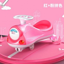 音乐宝宝溜溜车3-6岁滑步静音轮摇摆妞妞滑行车万向轮儿童扭扭车