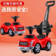 新款四合一扭扭车推把护栏滑行车童车音乐款宝宝玩具车儿童仿真车