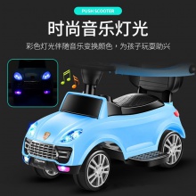 新款宝宝溜溜滑行车1-3-5岁四轮音乐手推车学步车儿童手推扭扭车
