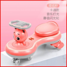 带音乐静音万向轮摇摆溜溜滑行车 男女2-7岁宝宝滑行车儿童扭扭车