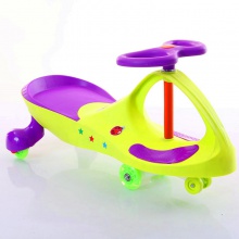 儿童防侧翻宝宝玩具车 静音闪光轮1-3-6岁溜溜车 儿童摇摆扭扭车