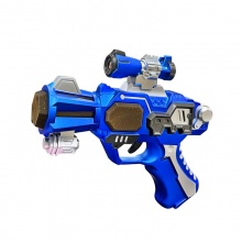 仿真男孩声光手枪 发光发声宝宝3-4岁耐摔投影灯光电动玩具枪礼品