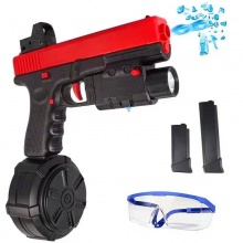 抖音双管喷子软弹枪手枪短款可发射软子弹软胶男孩对战户外玩具枪