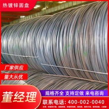 镀锌盘圆 6.0mm镀锌盘圆高锌层热镀锌盘圆接地镀锌盘条