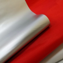 牛津布钛银全遮光涂银 雨伞布遮光布 汽车遮阳布料抗UV50+牛津布