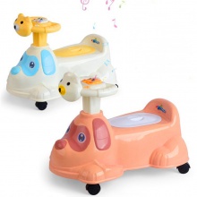 哈哈狗座便器 婴幼儿马桶便盆玩具车 儿童坐便器/滑行车