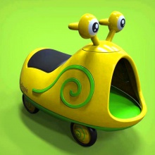 新款四轮溜溜童车摇摆扭扭车 储物功能滑步车 儿童滑行车