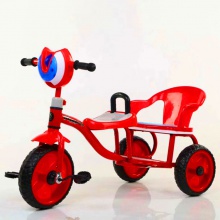 儿童三轮车 双座三轮车与后踏板 3轮儿童平衡自行车与踏板批发