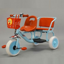 批发儿童三轮车 双人可带人户外玩具车 幼儿园操场健身玩具车