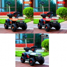宝宝四轮越野车 1-3岁小孩遥控玩具汽车可坐人童车 儿童电动车