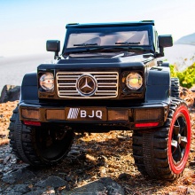 四轮可坐人玩具车 四驱越野车 带遥控宝宝电瓶车 儿童电动吉普车