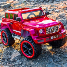 四轮可坐人玩具车 四驱越野车 带遥控宝宝电瓶车 儿童电动吉普车