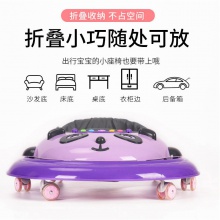 婴儿学步车 防侧翻折叠音乐学行起步车 助步车 宝宝早教学步车