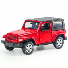 合金汽车模型摆件儿童仿真回力玩具车澄海玩具JEEP吉普牧马人批发