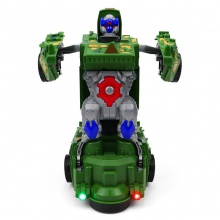 变形机器人电动模型对战跨境地摊货源儿童玩具同款万向坦克