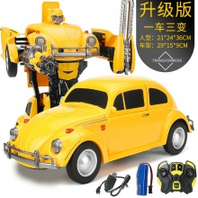 变形金刚超大擎天柱大黄蜂遥控车汽车机器人模型玩具车