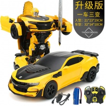 变形金刚超大擎天柱大黄蜂遥控车汽车机器人模型玩具车