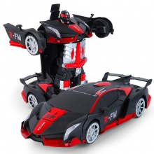  1:12玩具变形车电动遥控汽车rc儿童汽车玩具车手表声控手势感应遥控车