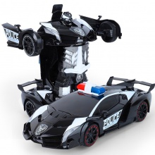  1:12玩具变形车电动遥控汽车rc儿童汽车玩具车手表声控手势感应遥控车