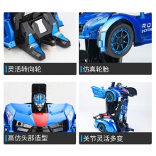 声控感应变形金刚机器人电动男孩赛车儿童遥控玩具车批发