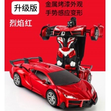 批发玩具车儿童充电RC电动汽车赛车2.4G遥控车感应变形遥控汽车