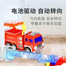 大号儿童玩具新款儿童大号电动云梯车汽车仿真套装救护车消防车