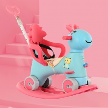 木马儿童摇摇马三合一大号婴儿摇摇车二合一溜溜车男女宝宝学步车