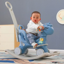木马儿童摇马二合一周岁礼物宝宝摇摇马手推车生日礼物婴儿玩具车