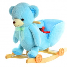 两用摇马木马宝宝摇摇车儿童玩具两用溜溜车毛绒摇椅生日周岁礼物