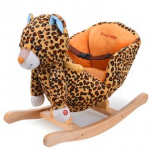 木马儿童摇马儿歌音乐生日礼物平头马眼马实木轮独立站