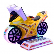 新款儿童电动投币TT摩托模拟游戏机3D互动亲子游乐摩托摇摇车