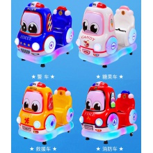 新款儿童电动投币MP5工程挖土机推土机扫码共享摇摇车摇摆机