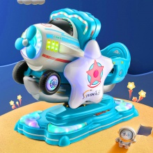 2022新款儿童投币摇摇车跷跷板小孩电动玩具车商用扫码支付摇摆机