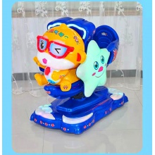 2022新款儿童投币摇摇车跷跷板小孩电动玩具车商用扫码支付摇摆机