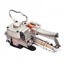 A19手提式免扣捆扎机热熔气动塑钢带PET全自动收紧器气动打包机