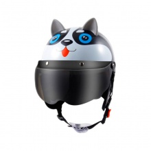 儿童头盔男孩电动车帽头盔小孩头盔女防撞宝宝头盔灰四季通用