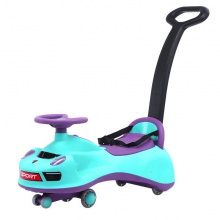 儿童扭扭车溜溜车防侧翻音乐灯光婴儿滑行学步车2-8男女孩手推车