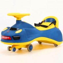 儿童扭扭车溜溜车防侧翻音乐灯光婴儿滑行学步车2-8男女孩手推车