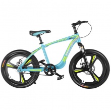 铝合金儿童山地车自行车学生车一体轮男孩女孩前后碟刹整车发货