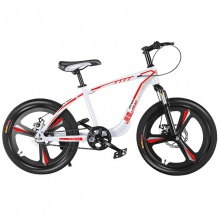 铝合金儿童山地车自行车学生车一体轮男孩女孩前后碟刹整车发货