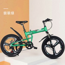 变速自行车折叠车20寸铝合金车架减震双碟刹男女休闲车运动车