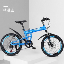变速自行车折叠车20寸铝合金车架减震双碟刹男女休闲车运动车