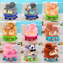 多功能婴幼儿滑轮安抚座椅宝宝学坐沙发练习坐靠背椅拆卸解放双手