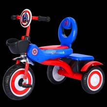 儿童三轮车音乐灯光2-6岁宝宝脚踏车手推车小孩童车自行车脚蹬车