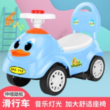 扭扭车批发儿童可坐人玩具车带音乐灯光四轮滑溜溜车助步车滑行车