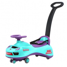 儿童扭扭车溜溜车防侧翻音乐灯光婴儿滑行学步车2-8男女孩手推车