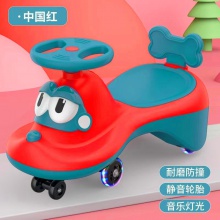 新款儿童扭扭车 静音轮带音乐摇摆车批发