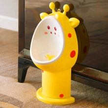 萌鹿小便器男孩挂墙式小便池尿盆儿童站立式便斗尿壶男童尿尿神器